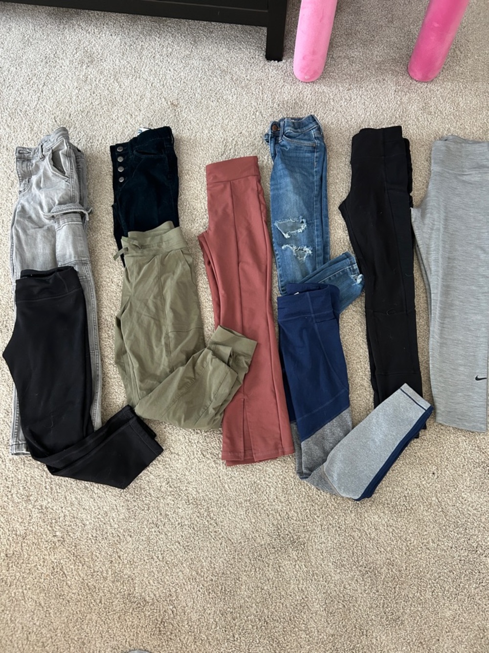 Kids Multiple Bottoms Pack - Black, Olive, Rust, Blue, Gray